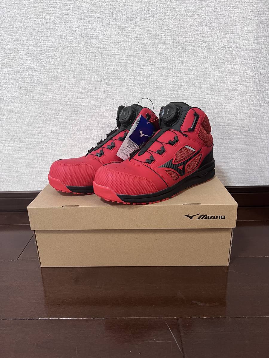 ミズノ 安全靴 MIZUNO ALMIGHTY LS2 73M BOA 26.0cm オールマイティ 