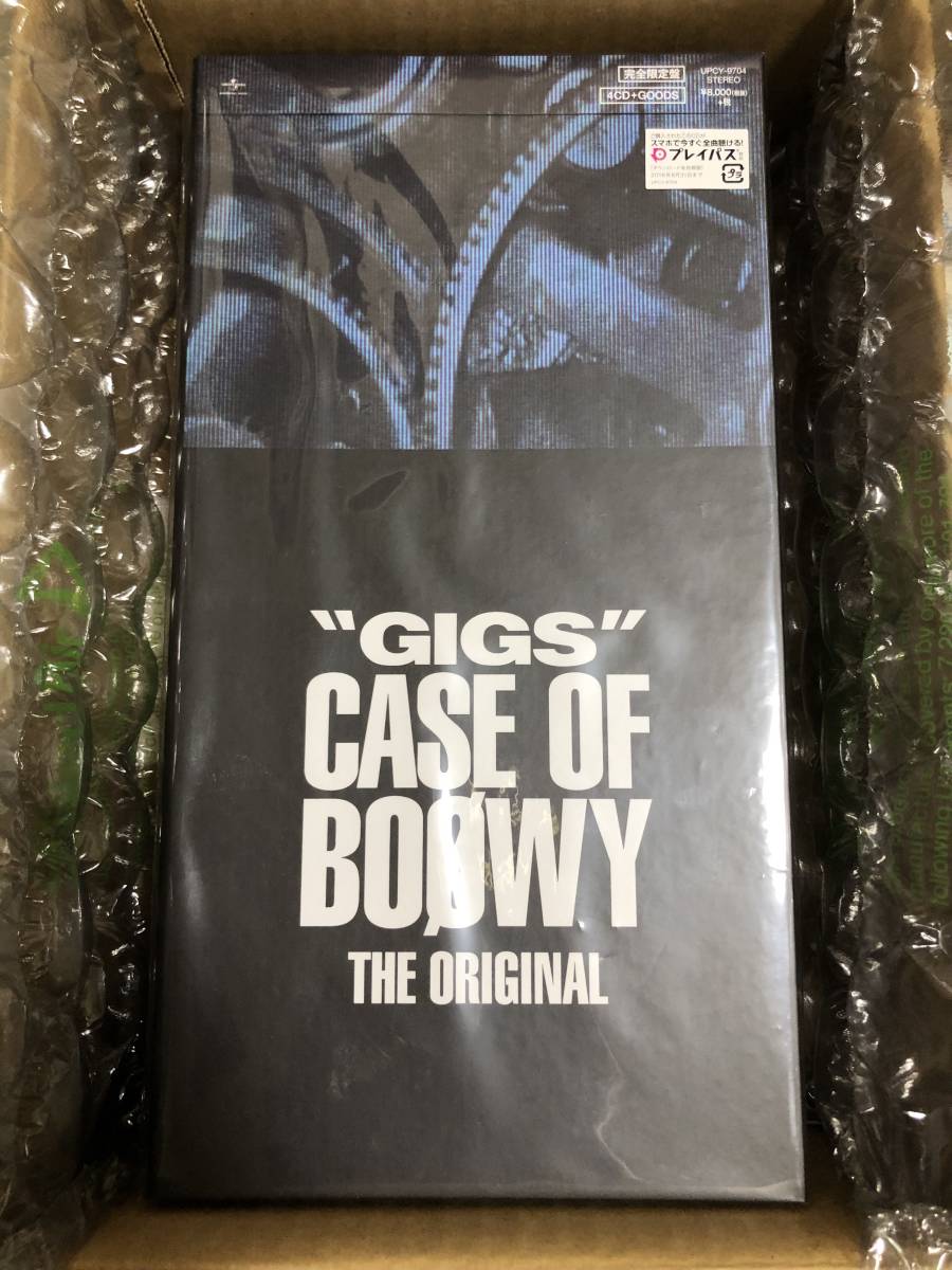 CD：BOOWY「''GIGS'' CASE OF BOOWY THE ORIGINAL」 CASE BOOWY OF