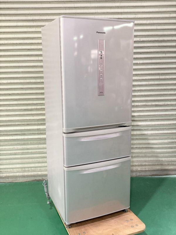 ◇EL64 パナソニック 3ドア ノンフロン冷凍冷蔵庫 321L 動作品 