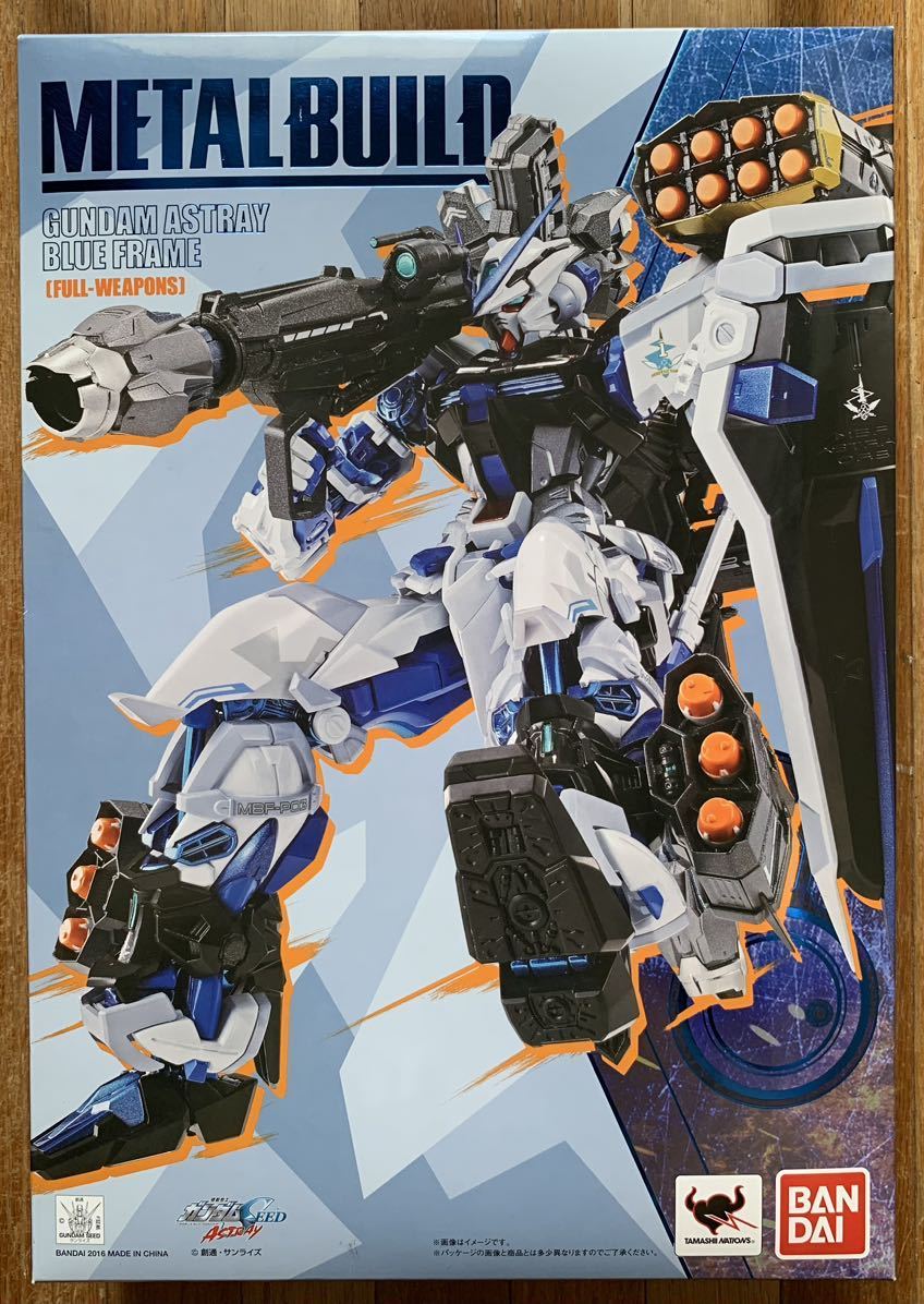 未開封　METAL BUILD メタルビルド　機動戦士ガンダムSEED ASTRAY　ガンダムアストレイ ブルーフレーム　フル・ウェポン装備　完成品