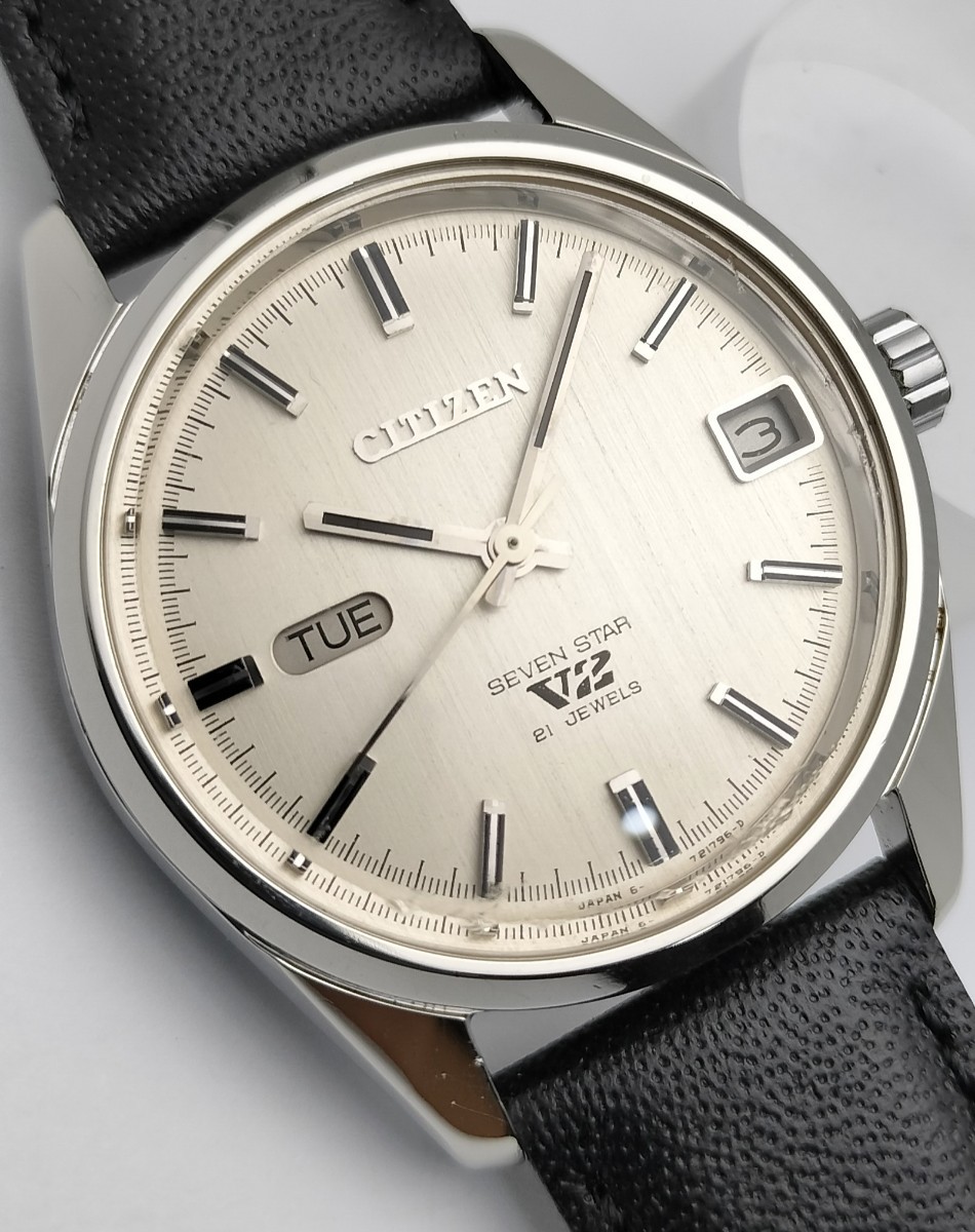 シチズン セブンスターV2 21石 1969年製造開始 69年製⁄稼働⁄名機