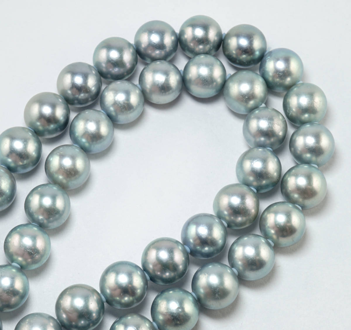 ★天然アコヤパール 希少 コバルト 最高級 8.4mm 41.5cm SV ネックレス 宝石 ジュエリー jewelry