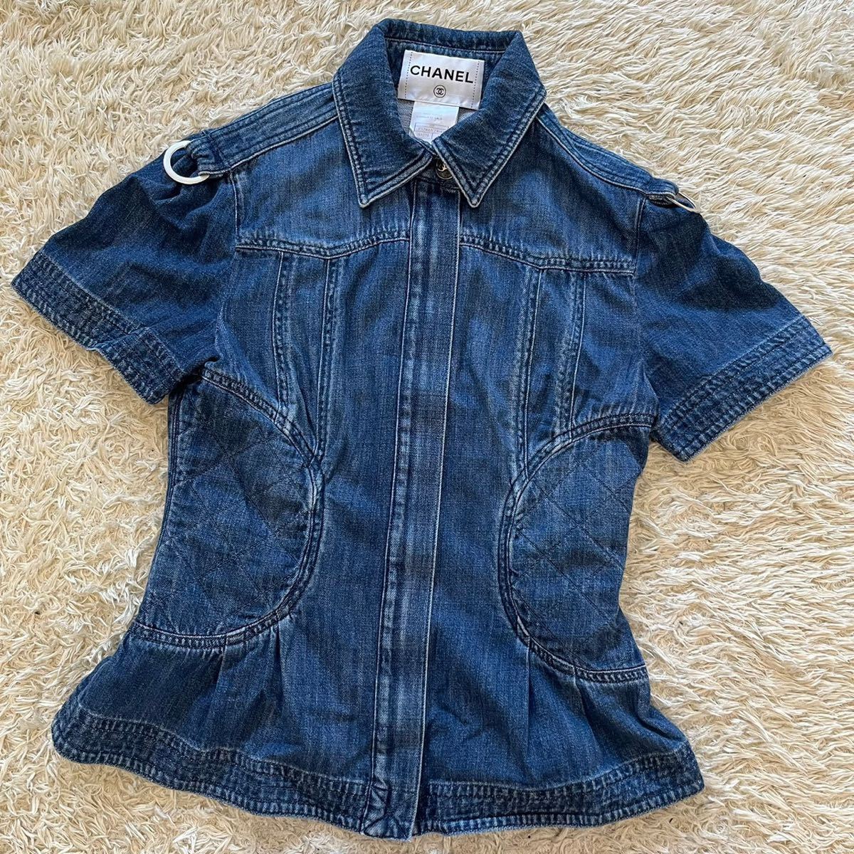 超希少・極美品】CHANEL シャネル デニムジャケット ブラウス 