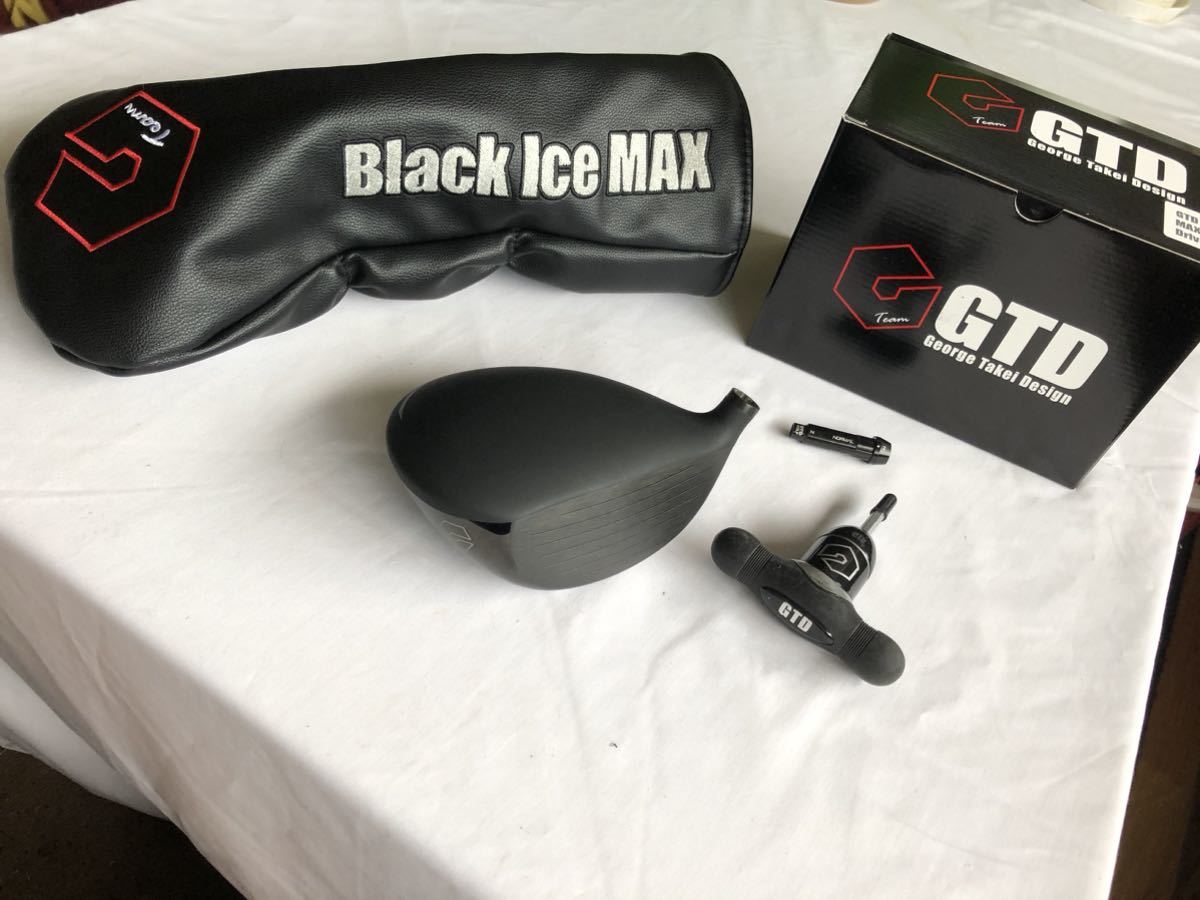 格安スタート、爆飛びドライバーGTD Black Ice THE MAX 。ヘッドのみ 