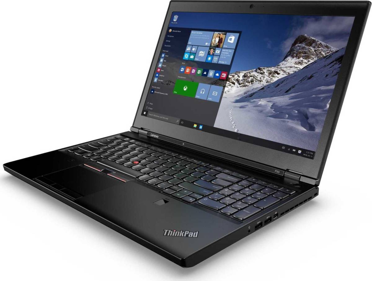 良品 1台限定 Lenovo-P50 高性能ノートPC 15.6インチフルHD・Corei7-6820HQ・16GB・SSD256GB+HDD500GB・カメラ・Win11・Office2021