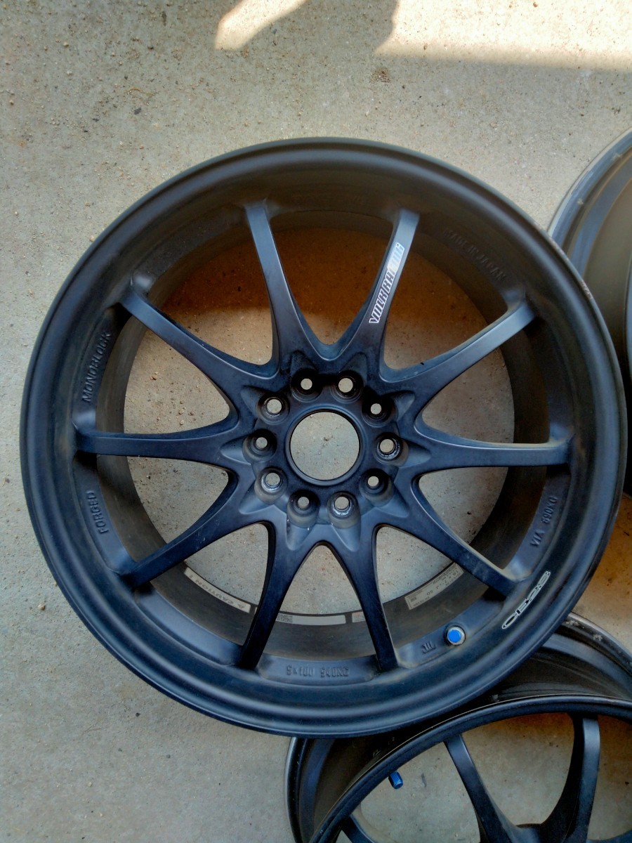 軽量 鍛造 レイズ CE28 4本セット 18インチ 7.5J PCD114.3 マット 
