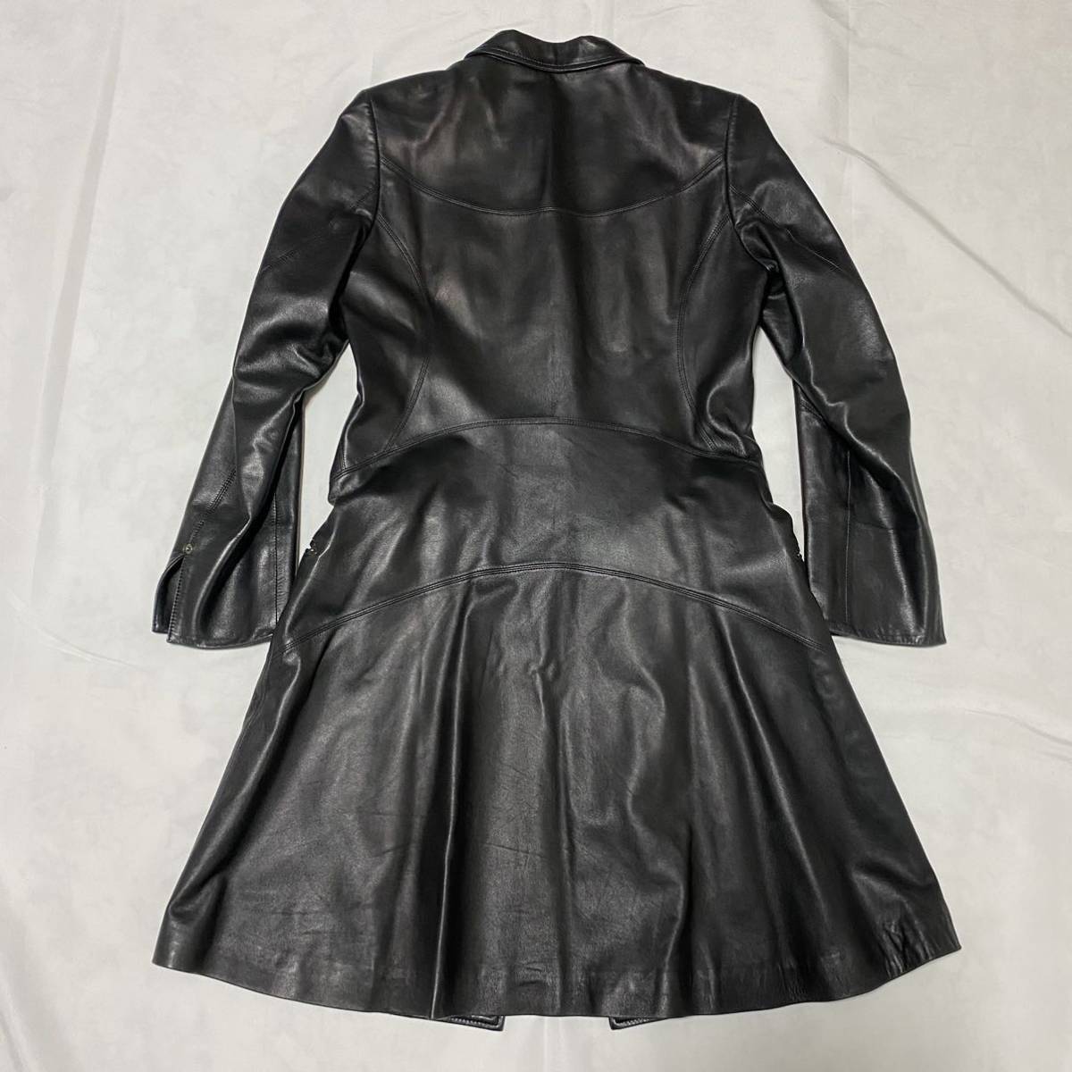 ISSEY MIYAKE ラムレザー ロングコート イッセイ ミヤケ 希少 ISSEY