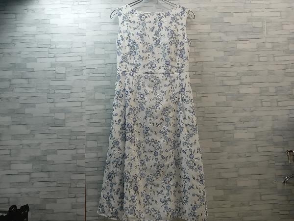 美品 TOCCA/トッカ/MAY FLOWERSドレス/OPTOSM0200/刺繍ドレス/ブルー
