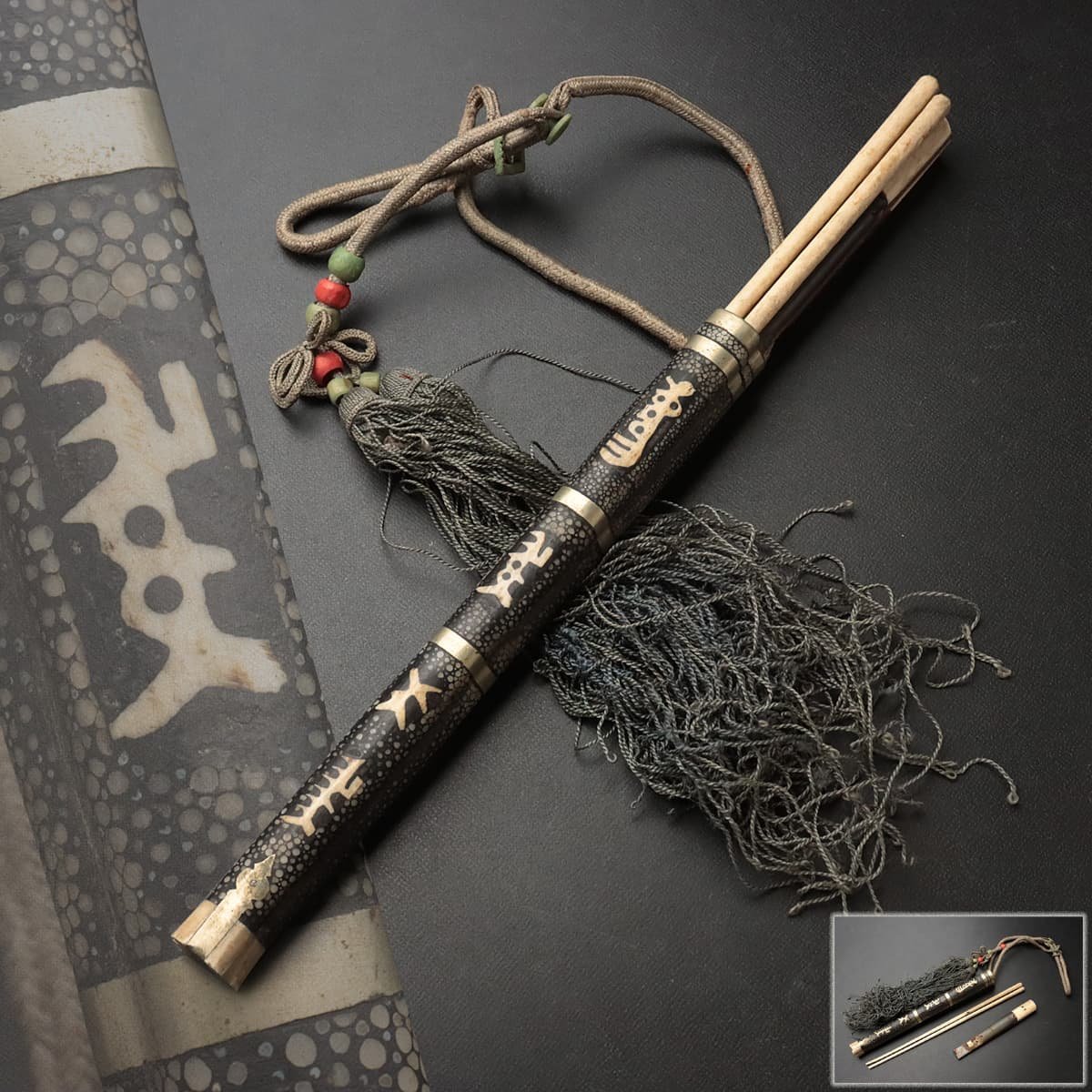【人気SALE，お買い得】 EM017 時代 民族武具 蒙古刀 ホタク 全長28.3cm 重100g 鮫皮研出漢詩紋護身用粧刀 ウンジャンド 刀箸一套 チャンド(その他)｜売買されたオークション情報、yahooの商品情報をアーカイブ公開 - オ その他