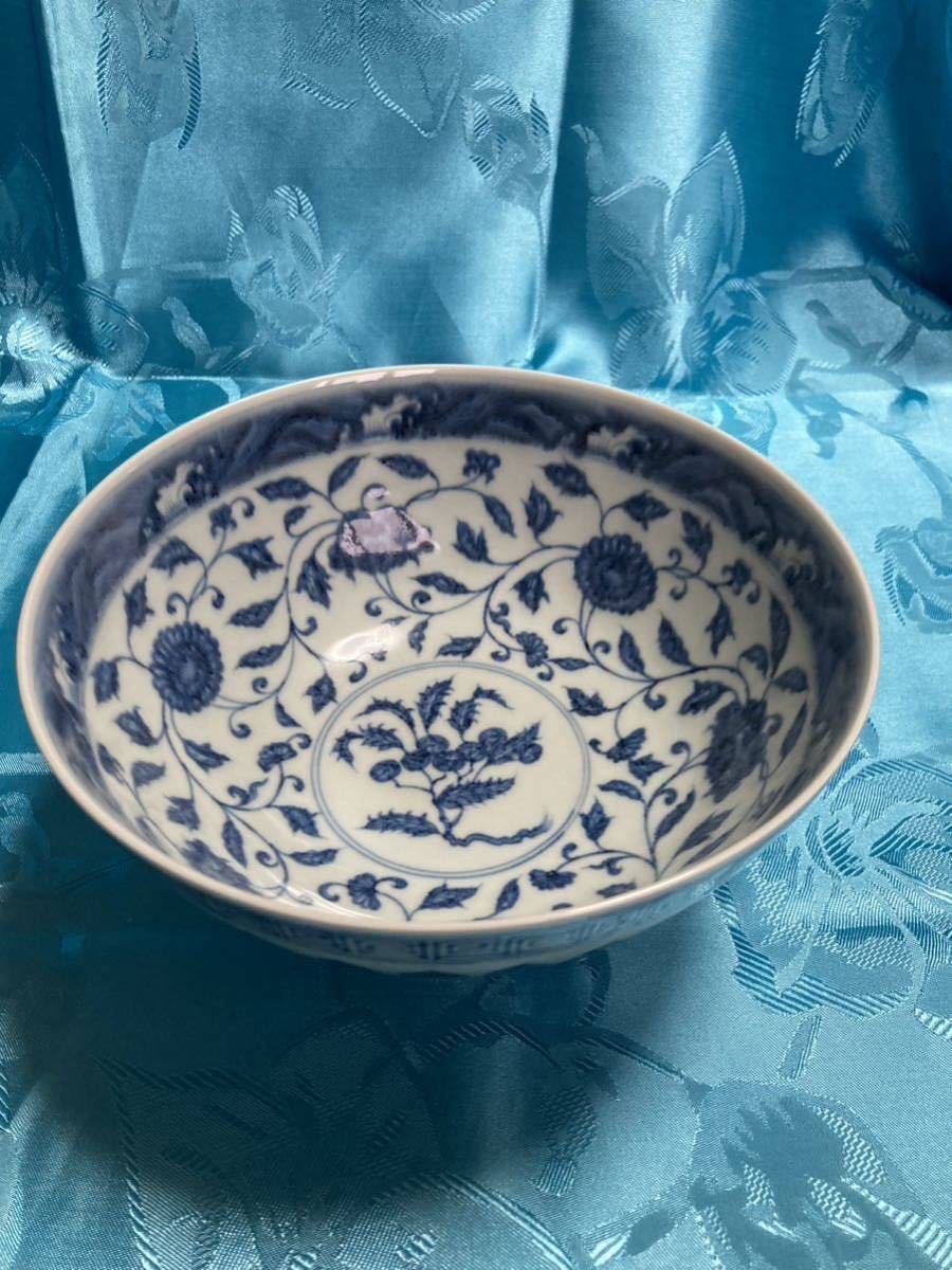 古伊万里　色絵桔梗文七寸皿　明治時代 古伊万里 明治時代 - 古伊万里色絵七寸皿5客 色絵桔梗文七寸皿 染錦