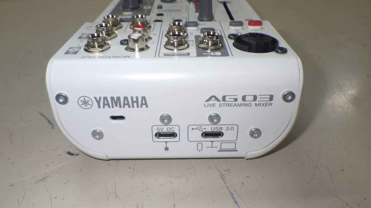 □YAMAHA□ウェブキャスティングミキサー□AG03 MK2□中古□ ☆即決