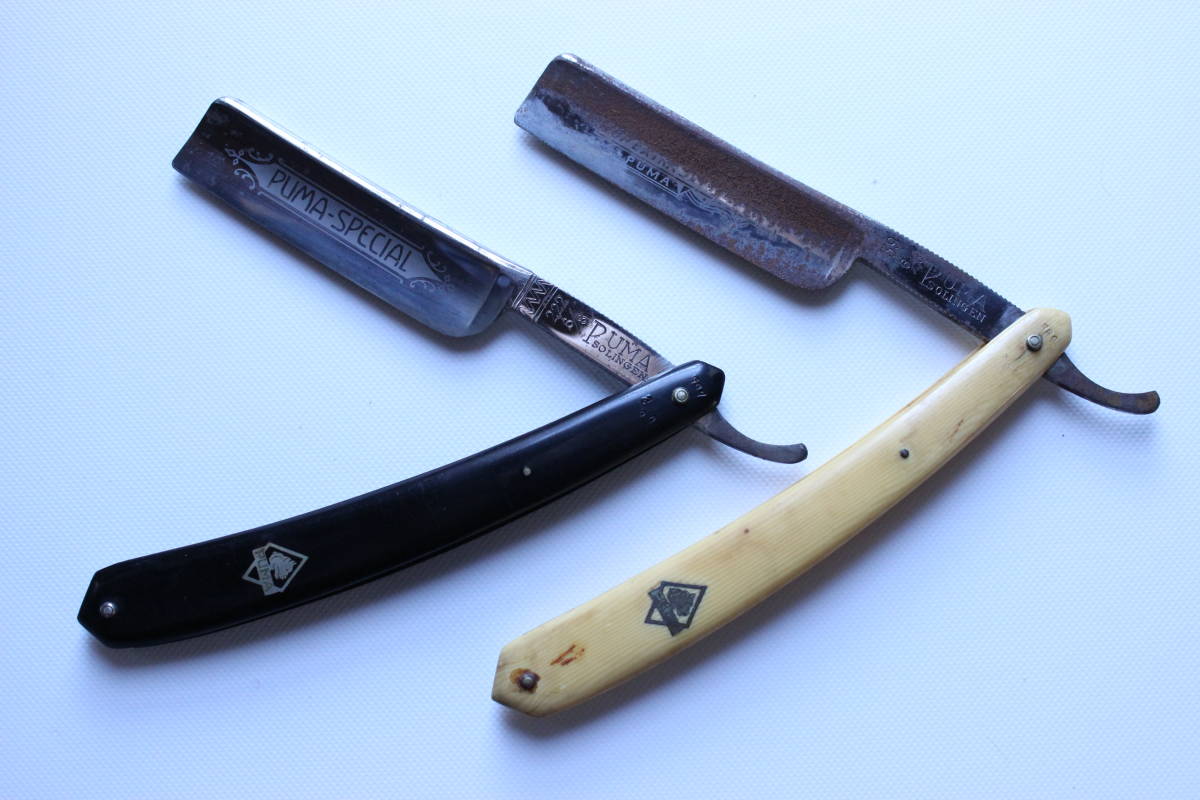 ★PUMA SOLINGEN プーマ ゾーリンゲン 髭剃り2本 ジャンクサビあり ゆうパケット一律210円