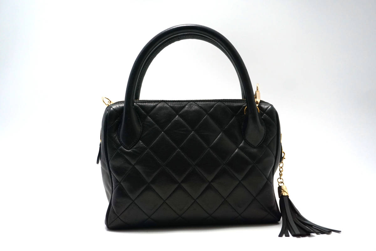 1円 CHANEL シャネル マトラッセ チェーン ショルダー ハンド バッグ  