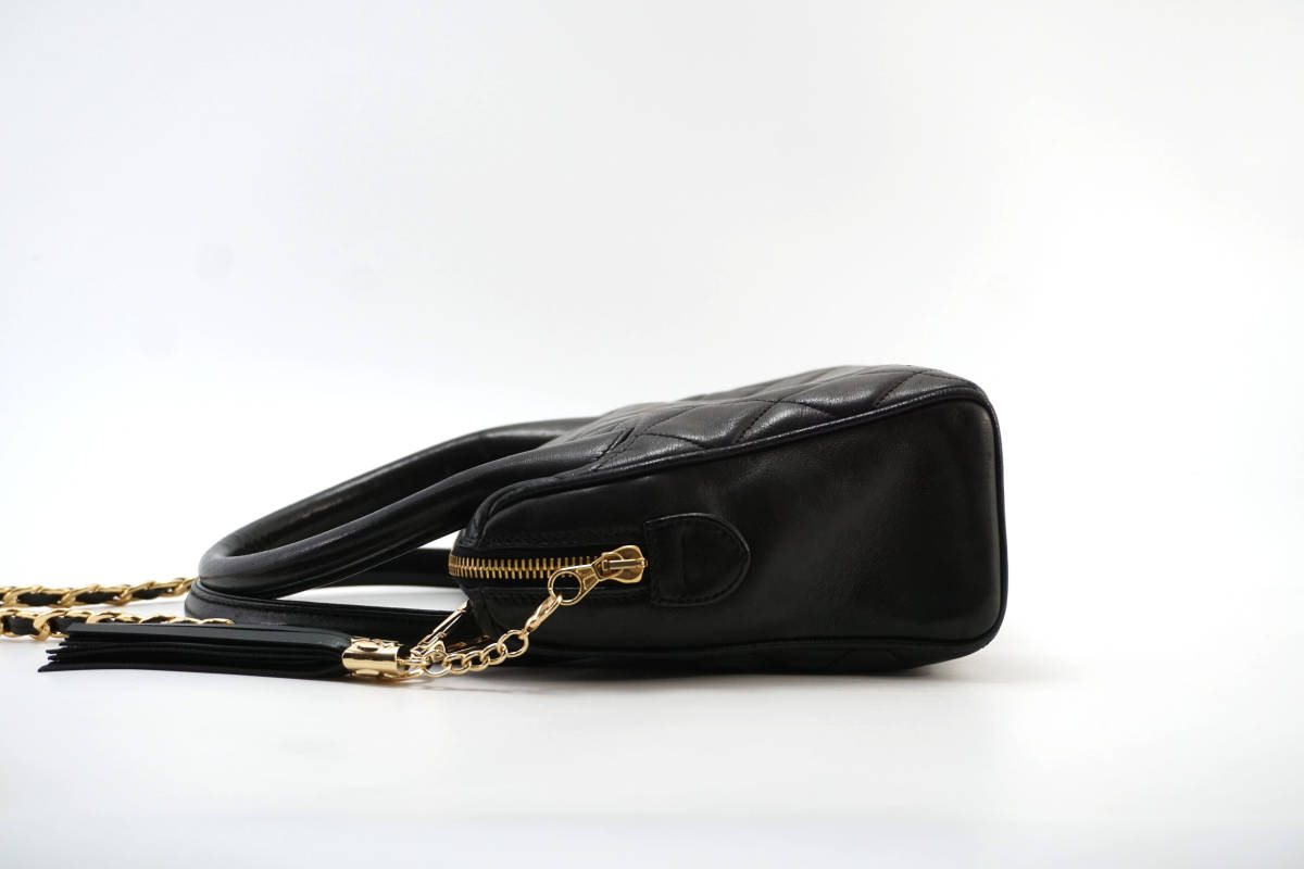 1円 CHANEL シャネル マトラッセ チェーン ショルダー ハンド バッグ  