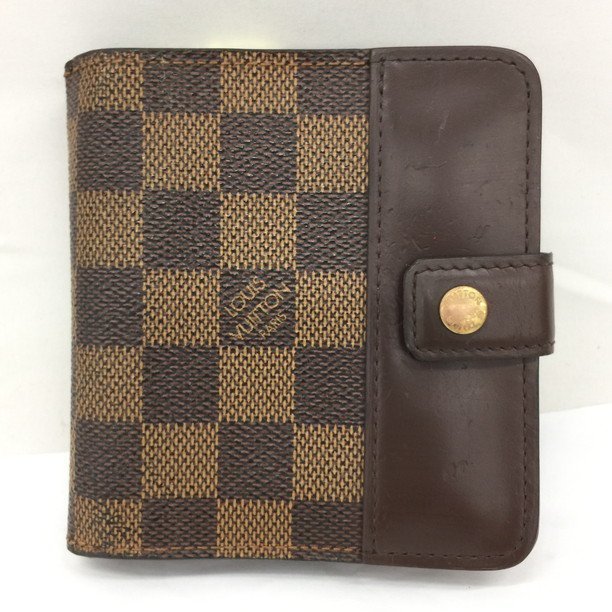 BGAZ2037】LOUIS VUITTON ルイヴィトン 財布 ダミエ コンパクトジップ