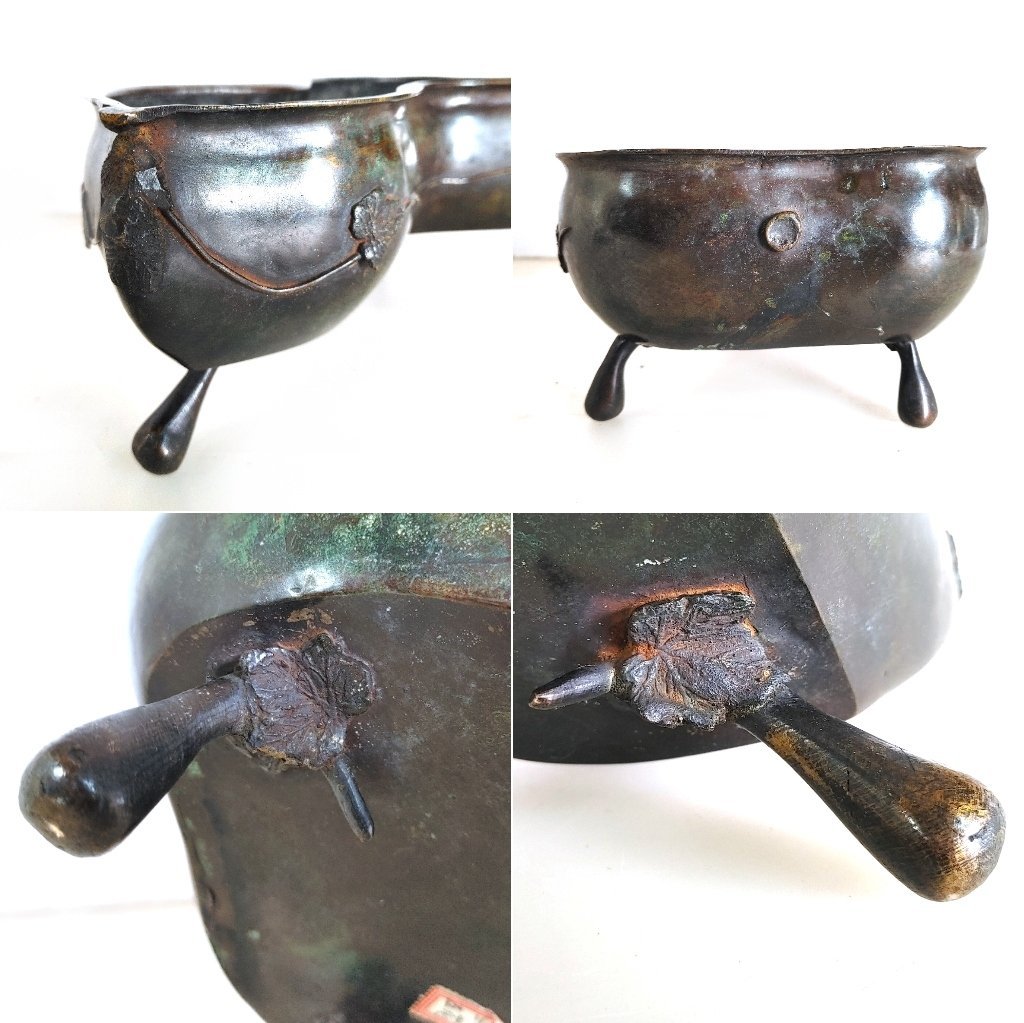 W480 花瓶 『銅製 瓢箪 花瓶』 共箱 花器 茶道具 【公式直販】サイト