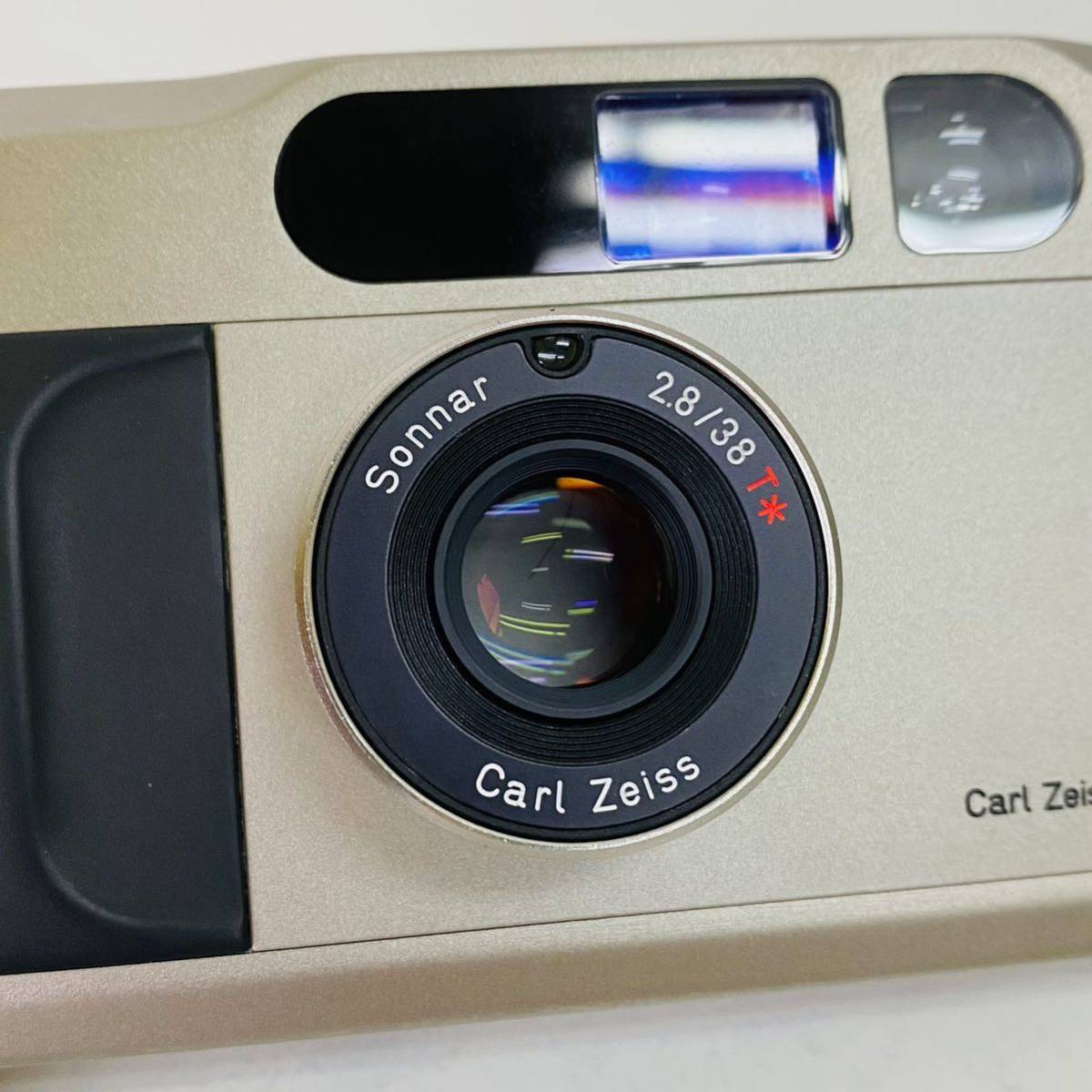 動作品 CONTAX (コンタックス) T2 チタンクローム フィルムカメラ