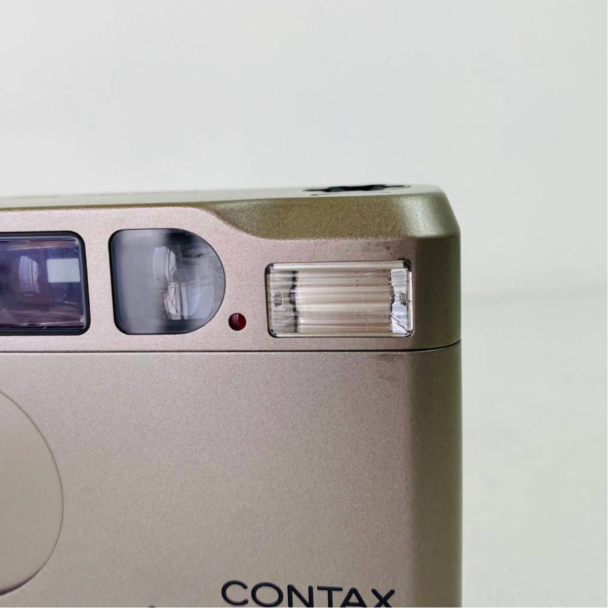 動作品 CONTAX (コンタックス) T2 チタンクローム フィルムカメラ