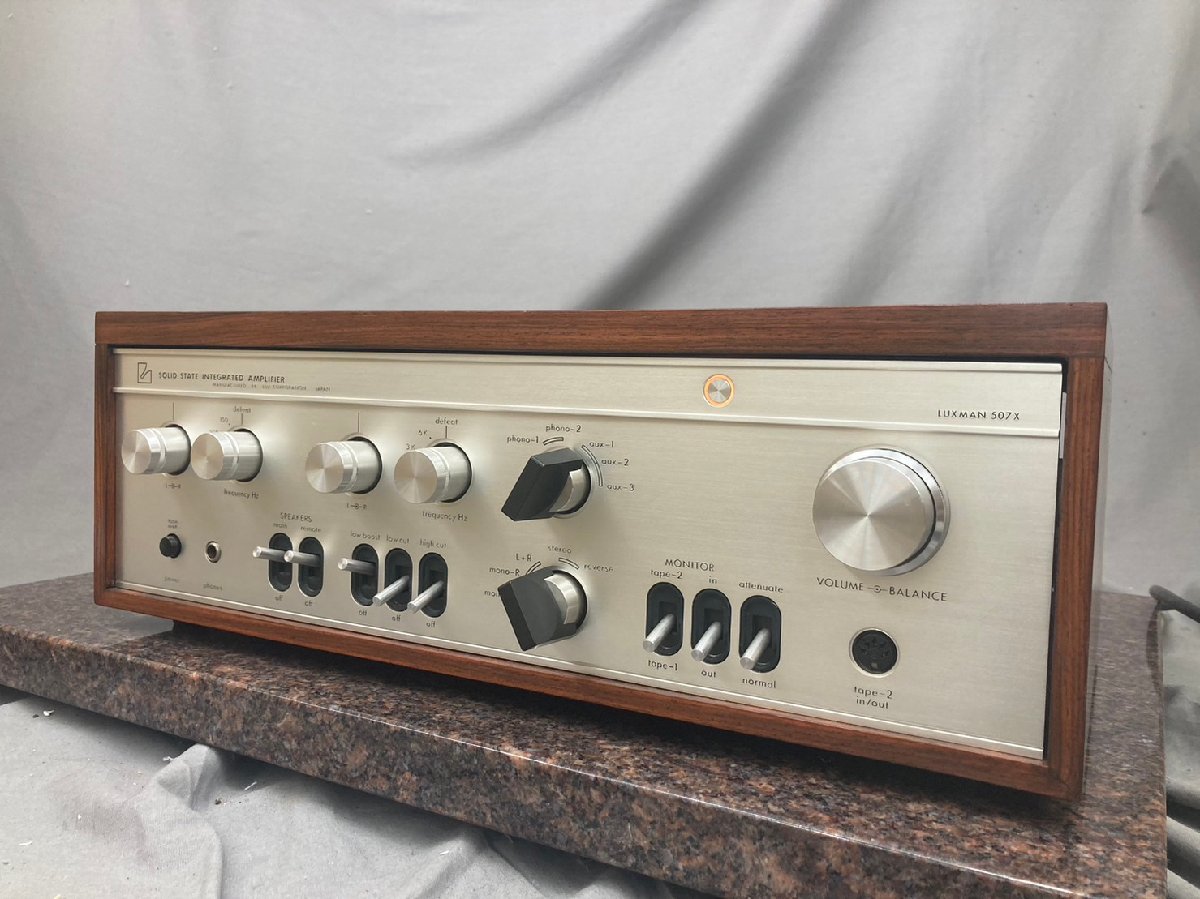 LUXMAN SQ507X改造品（パワーアンプ置換）ジャンク LUXMAN SQ507X改造