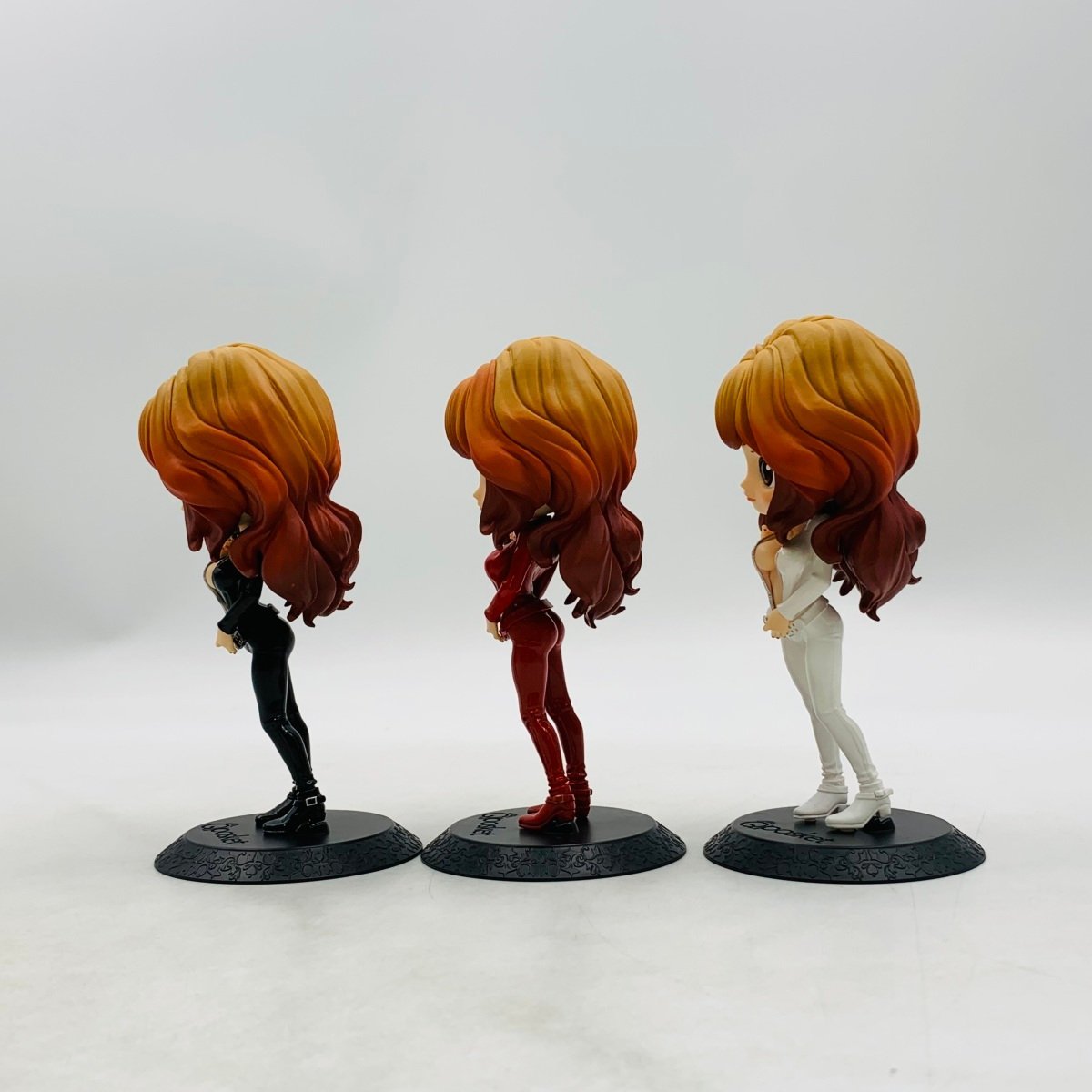 中古品 Qposket ルパン三世 峰不二子 レッド ブラック ホワイト 3種 