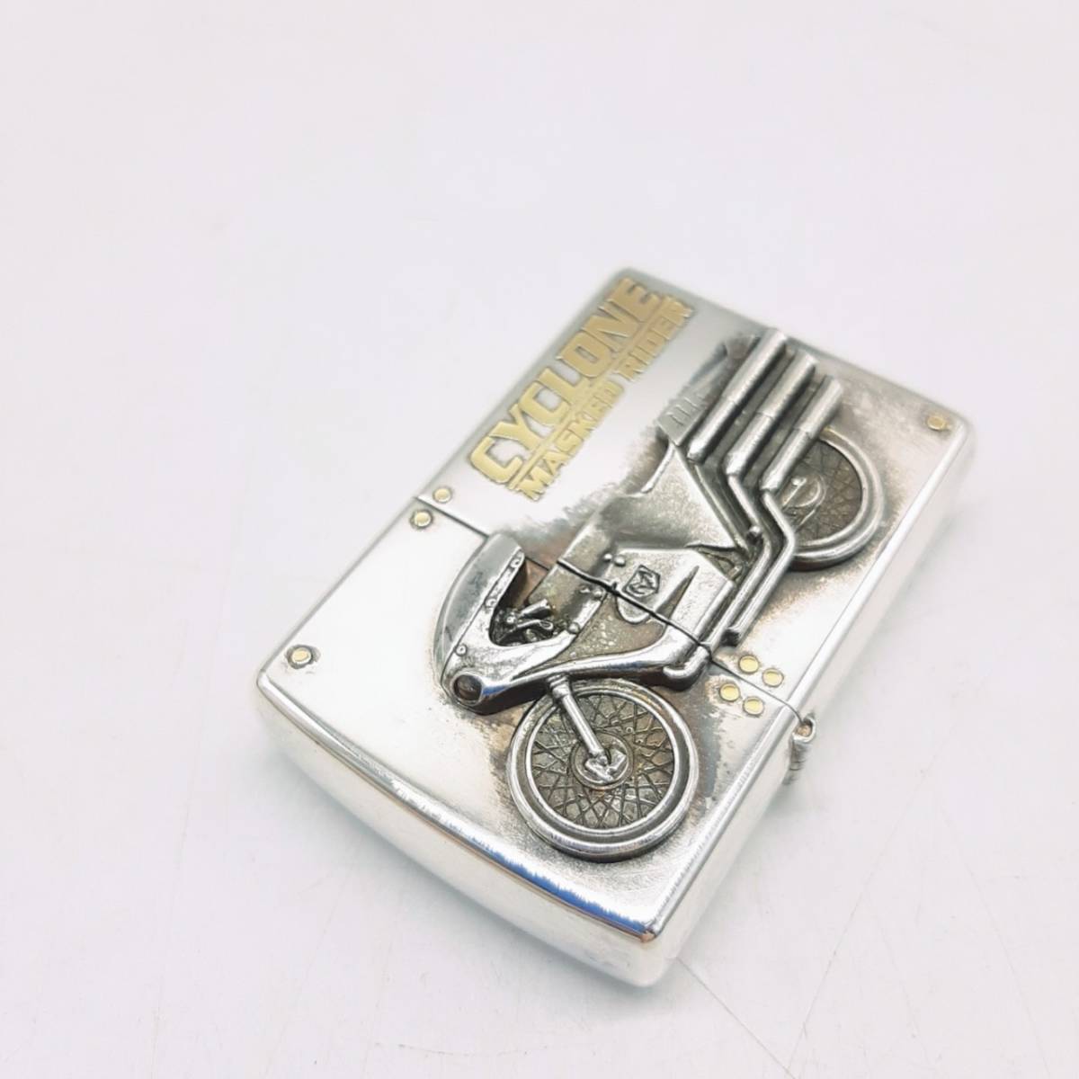 a410 1円スタート ZIPPO ジッポライター 仮面ライダー サイクロン号 