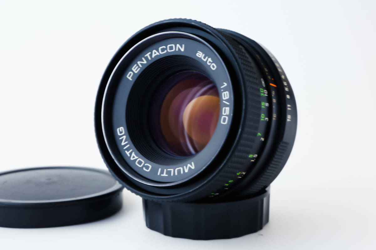 50mm Pentacon PENTACON MC バブルボケ auto 美品⁄整備品⁄テスト画像有 
