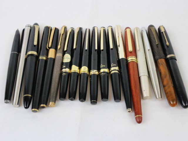 万年筆 まとめ 18点 セット PILOT/パイロット 等 ペン先 14K/585 18K