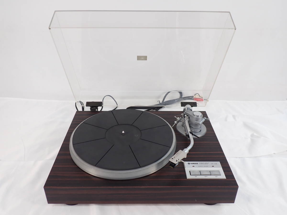 YAMAHA ヤマハ ターンテーブル レコードプレーヤー YP-D9 約15kg オーディオ機器 通電確認済み