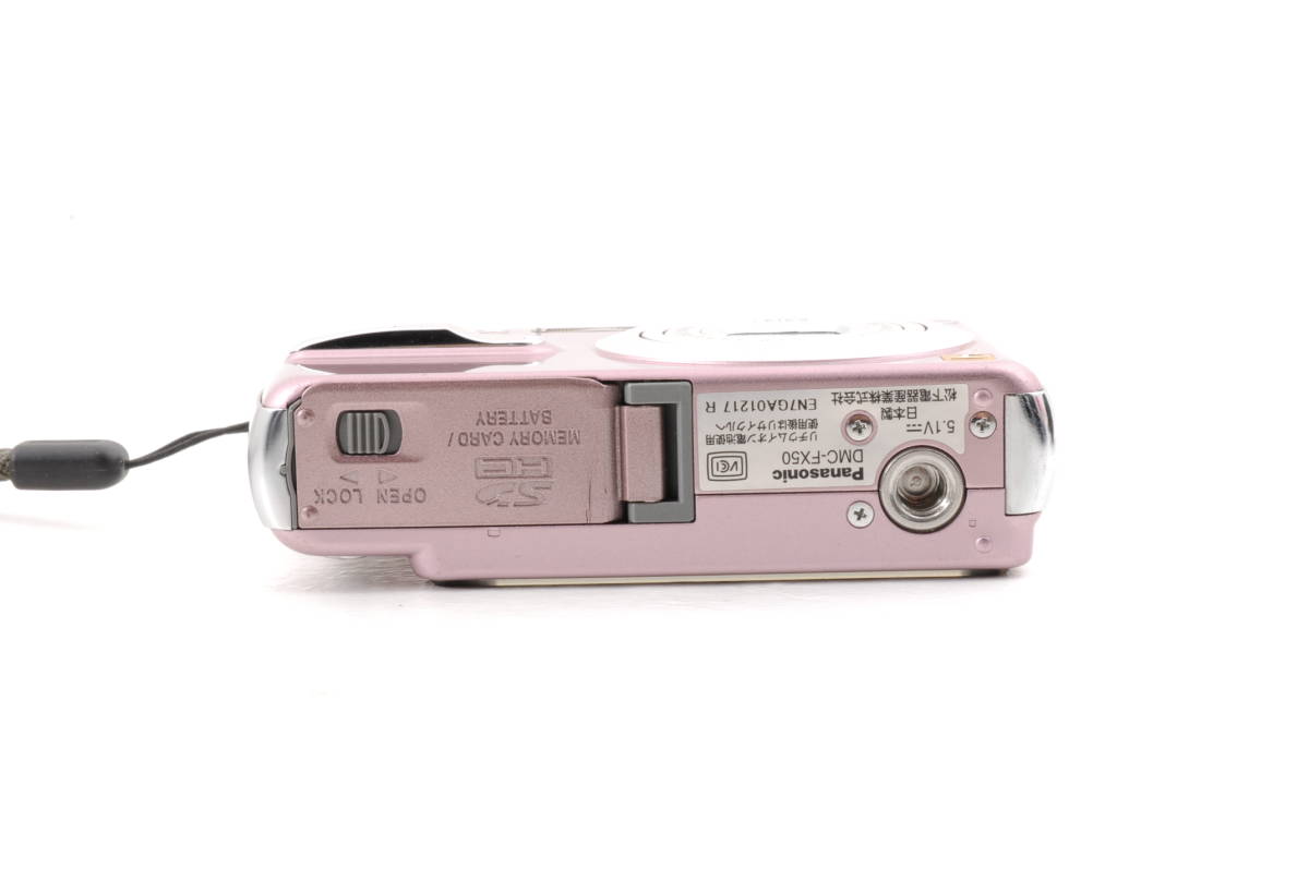 動作品 パナソニック Panasonic LUMIX DMC-FX50 ルミックス ピンク