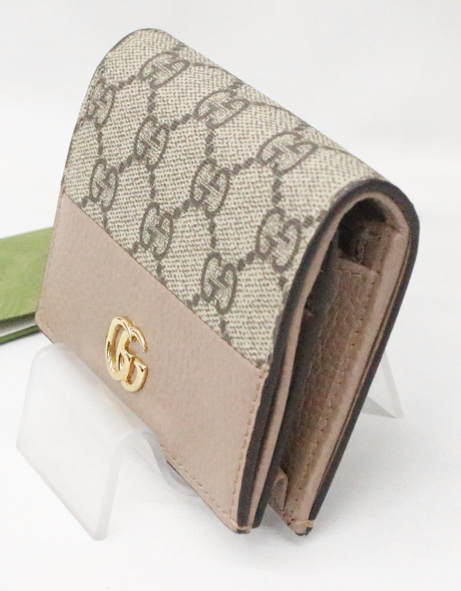 GUCCI グッチ GG 財布 ミニ財布 コンパクト財布 カード入れ 2つ折り 