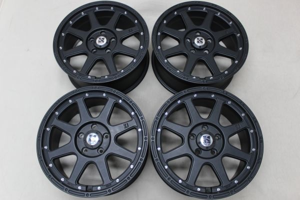 MLJ XTREME-J 17インチ 7.5J +38 114.3 5穴 5H 1台分 マットブラック 