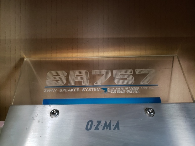 National ナショナル OZMA SR757 スピーカー ペア 2WAY シリアル同番