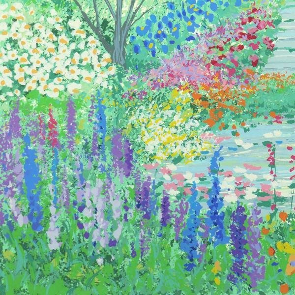 真作】【WISH】イーダ・ヴァリッキオ EDA Varricchio「花のトンネル