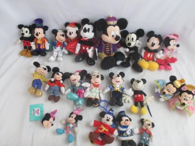 同梱可】中古品 ディズニー ミッキー ミニー 他 ぬいぐるみバッチ