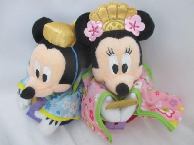 同梱可】中古品 ディズニー ミッキー ミニー 他 ぬいぐるみバッチ