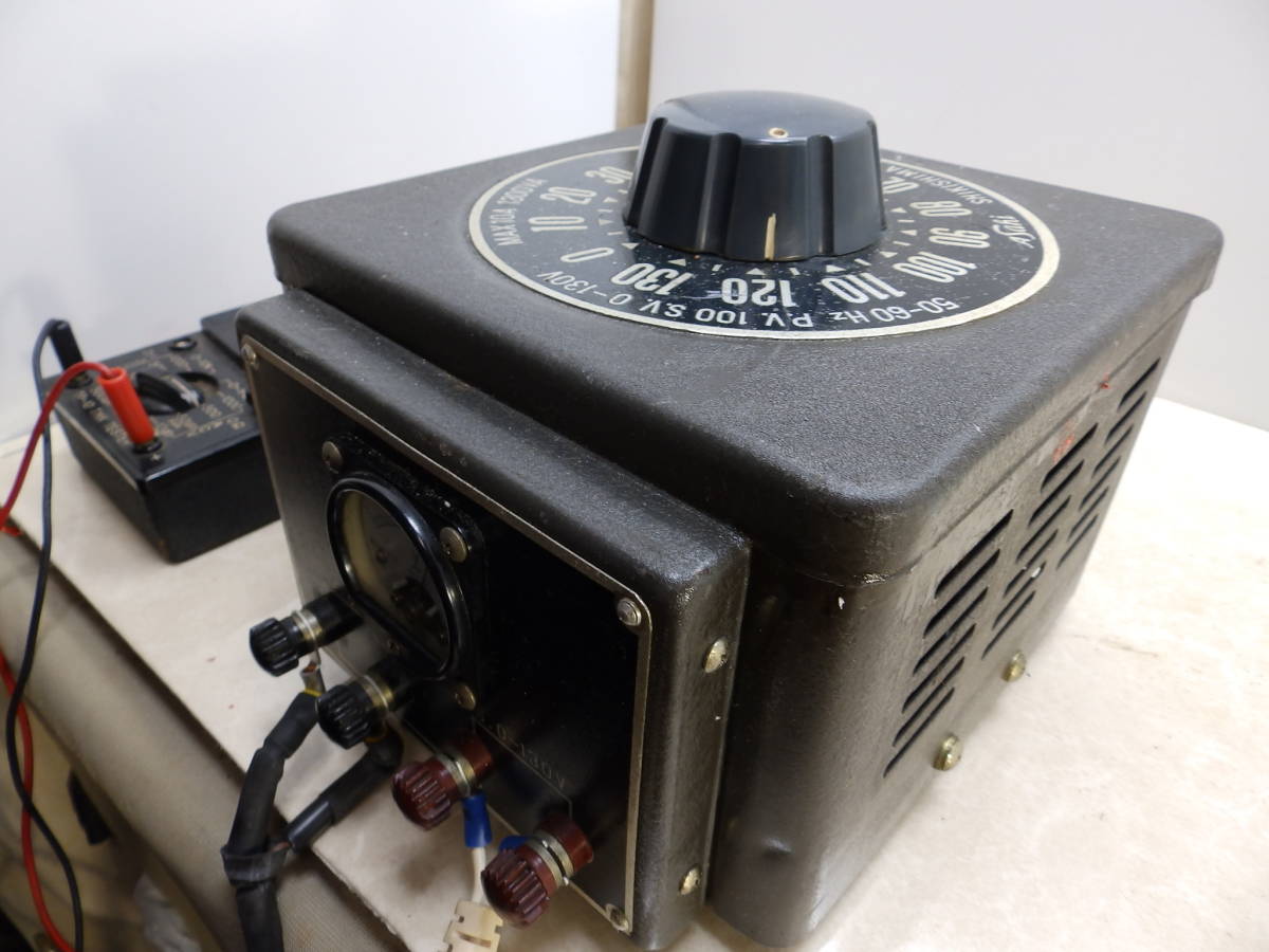 Asahi shikishima electric mfg. スライダック Asahi shikishima