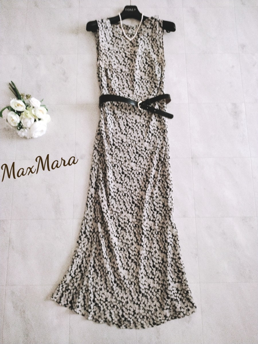 シルク100% マックスマーラ MaxMara 最高級 白タグ 2点セット シルク100% マックスマーラ MaxMara 最高級 白タグ 2点セット
