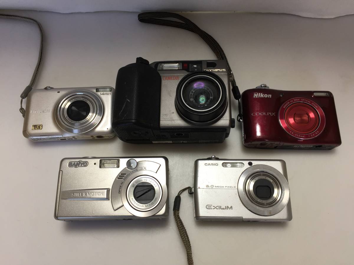 Nikon FUJIFILM SANYO デジタルカメラ COOLPIX L30 JX280 DCS-MZ3型
