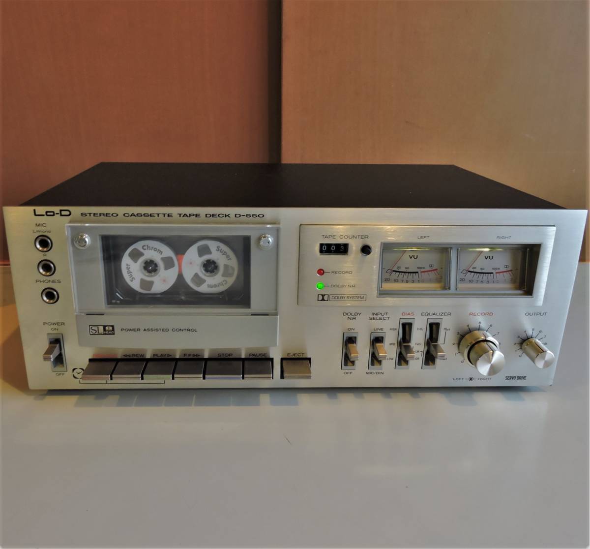 Yahoo!オークション - 70s Lo-D ステレオ・カセットデッキ D-550