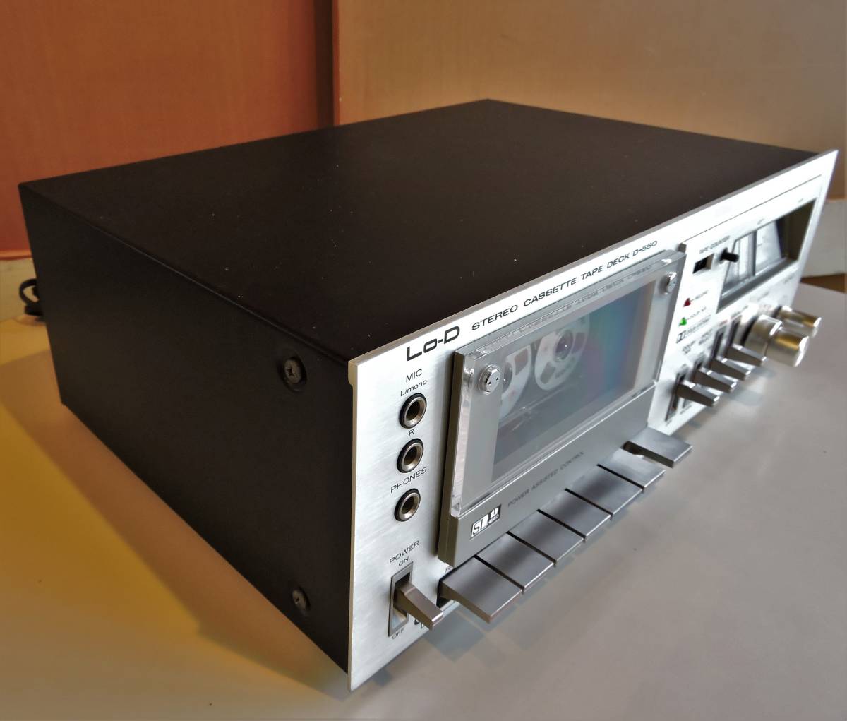 ■■【希少・動作品】Lo-D　D-550 ステレオカセットデッキ Yahoo!オークション - 70s Lo-D ステレオ・カセットデッキ D-550