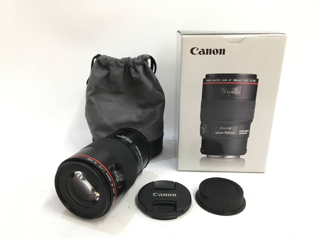 ☆ Canon MACRO LENS EF 100mm 1:2.8 L USM ☆ キャノン 交換レンズ