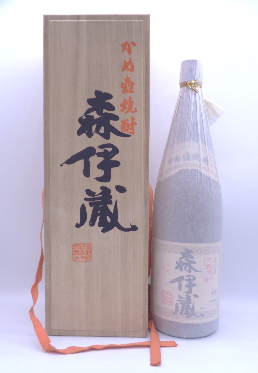 大得価，新作登場 森伊蔵 本格焼酎 かめ壺焼酎 芋焼酎 1800ml 一升 25度 古酒 木箱 B63589(森伊蔵)｜売買されたオークション情報、yahooの商品情報をアーカイブ公開 - オークファン 芋焼酎