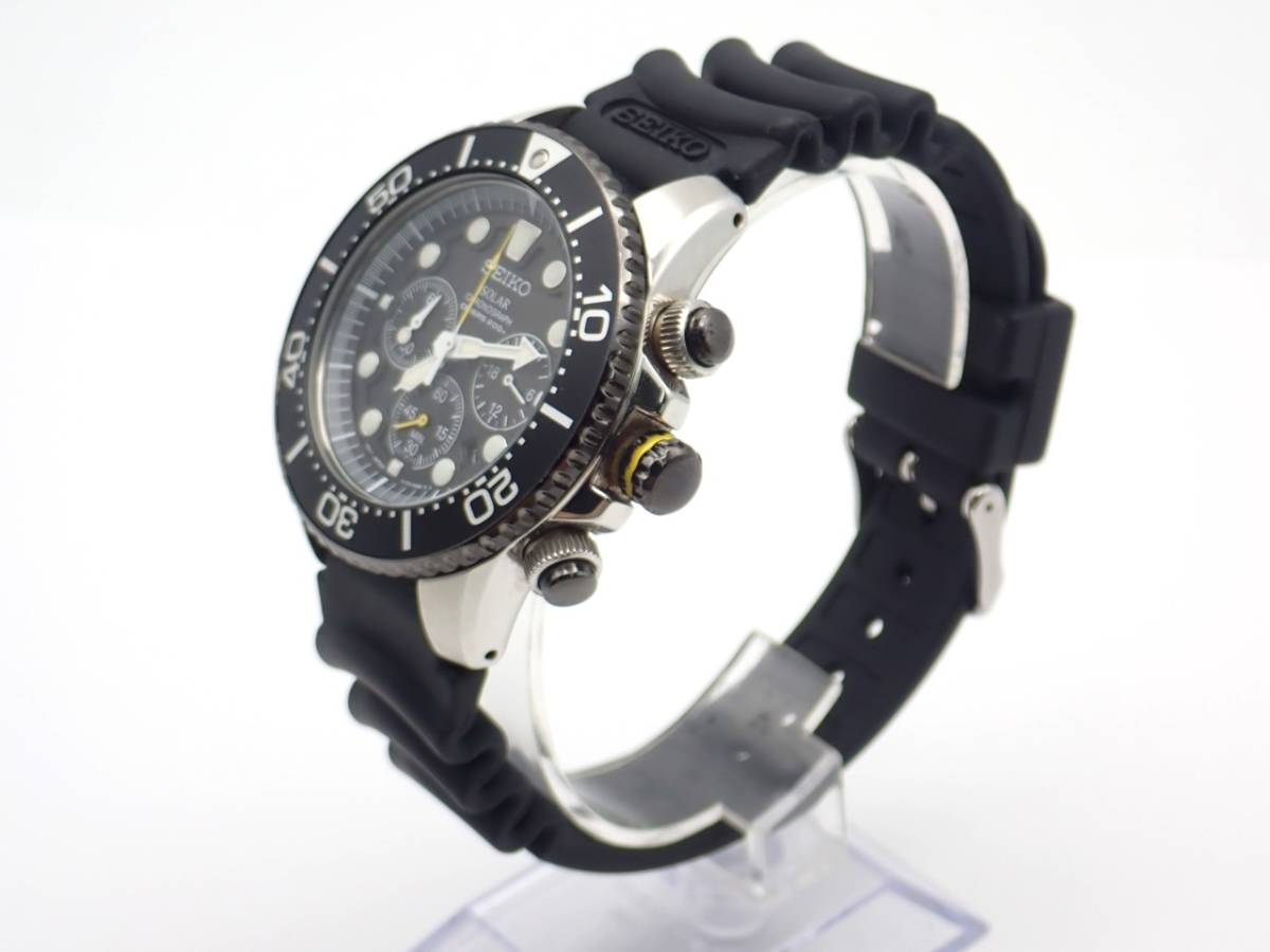 セイコー SEIKO V175-0AD0 ソーラー クロノグラフ - メルカリ 美品 