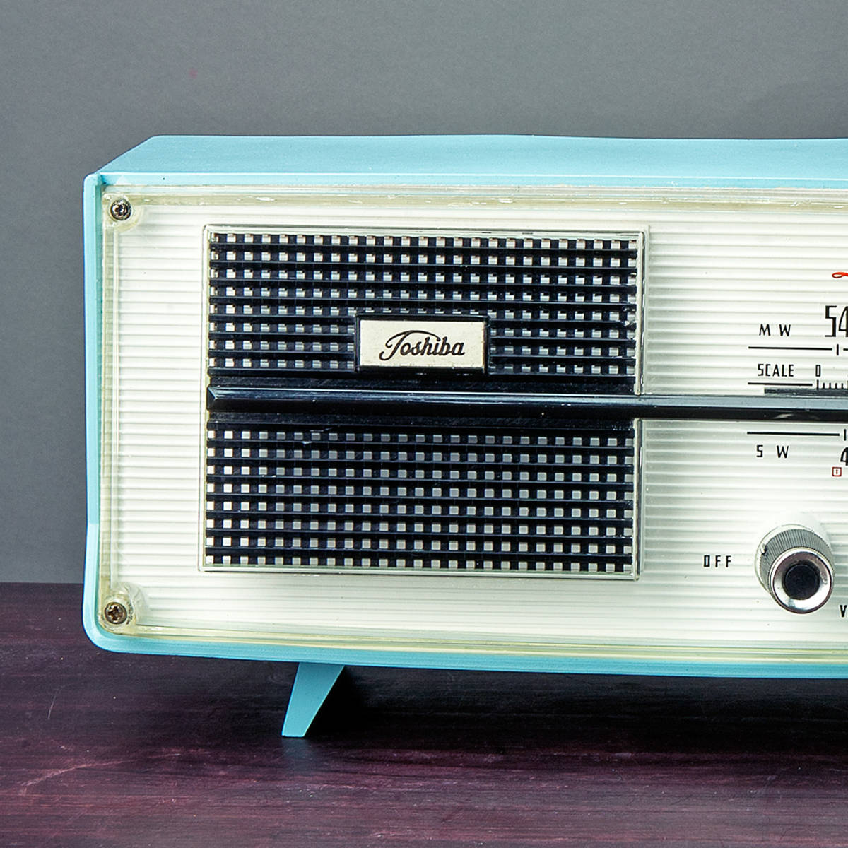 1960年代東芝製5球スーパー真空管ラジオ「かなりやRS（型5ZL-507）」 1960年代東芝製5球スーパー真空管ラジオ「かなりやRS（型5ZL-507