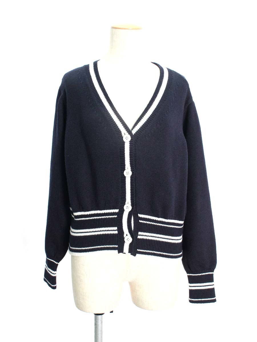 フォクシースポーツ カーディガン Vneck CARDIGAN 長袖 38 フォクシー