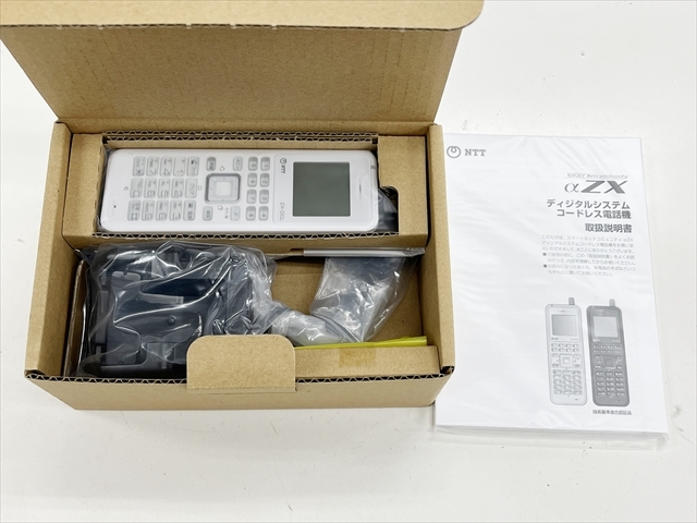 ☆新品・未開封☆コードレス電話機セット ZX-DCL-PSSET-(1)(W)☆