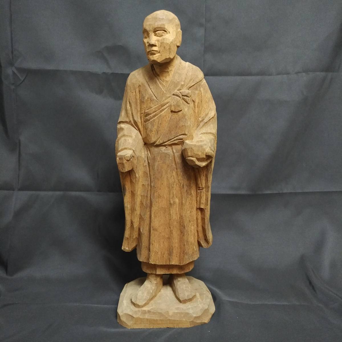 仏像　天然素材　マンモス　象牙調　彫刻 古美術 一本物 象牙風 一本牙 白材芯料 牙 Yahoo!オークション - 天然素材