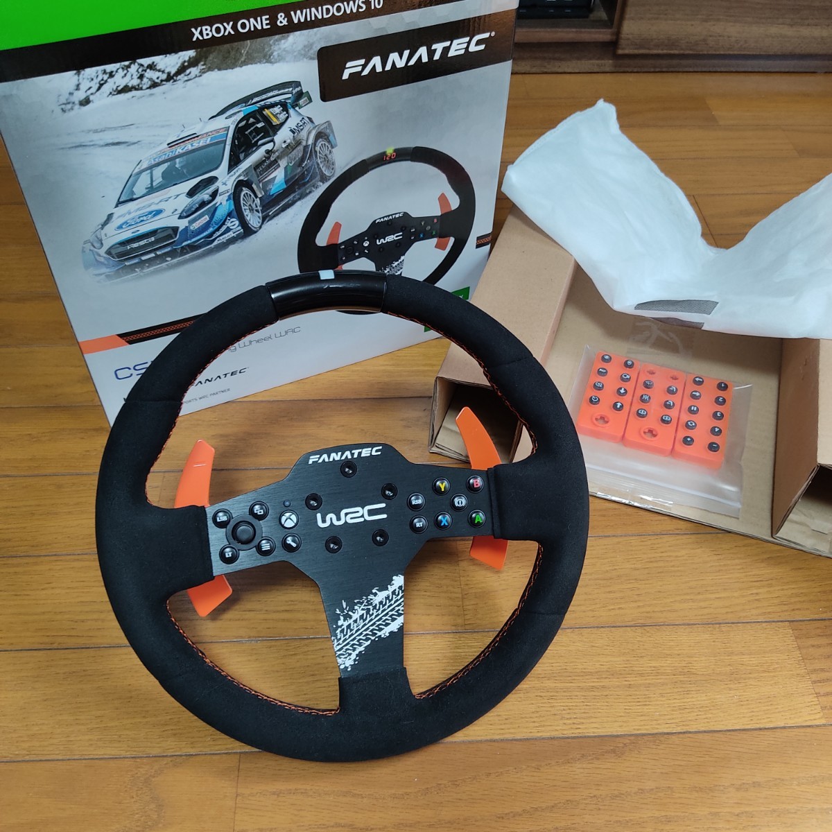 FANATEC DD Pro 純正ステアリング すわる QR1 LITE付