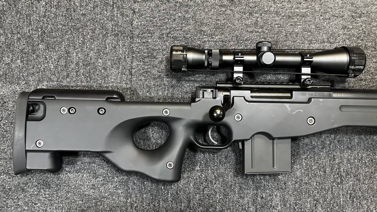 東京マルイ スコープ付き L96 AWS ボルトアクションエアコッキングガン