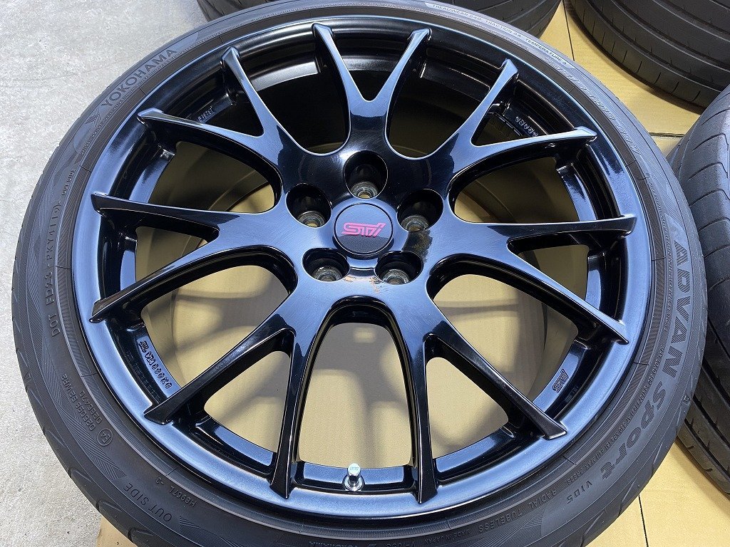 ガリ傷無し 4本 ☆ スバル WRX STI 純正オプション BBS RG523 8.5J +53